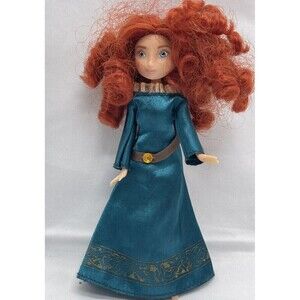 Disney Store Parks Exclusive Princess Collection Merida 6" Mini Doll Dress Brave